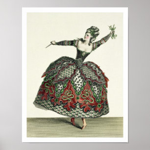 Costume for a Fury in 'Iphigenia in Tauris' and se Poster