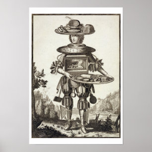 Costume for a Pastry Cook, pub. by Gerard Valck (1 Poster