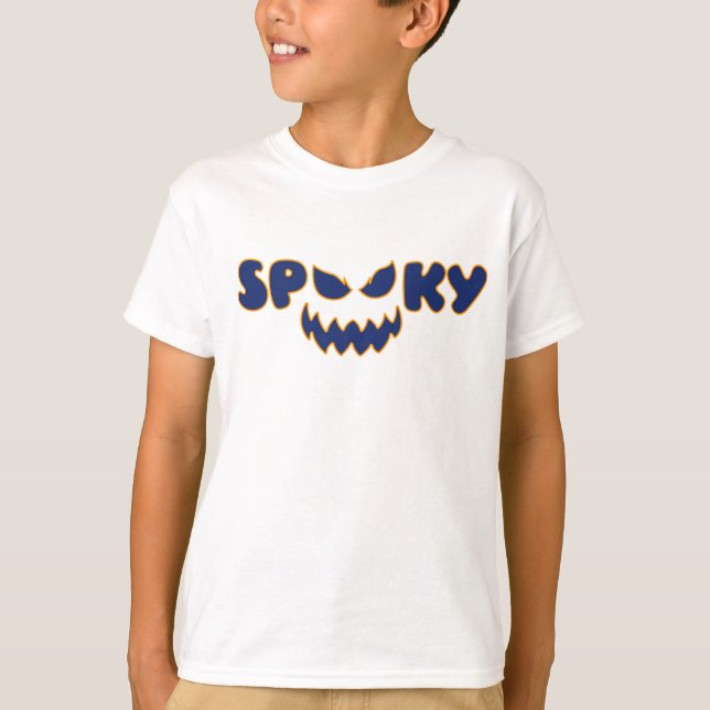 Costume Halloween éffrayant pour T-shirt garçon (Devant)