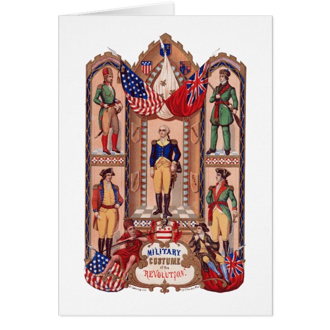 Costume militaire de la guerre révolutionnaire (Devant)