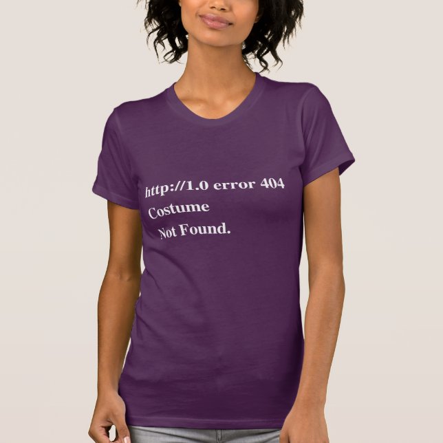 COSTUME NOT FOUND T-Shirt (Front)
