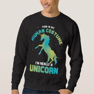 Costume Party Magical Creature Animal Unicorn Sweatshirt