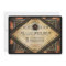 Costume Party Orange Black Spider Cocktail Invite
