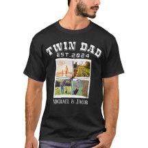 Costume Photos And Text Twin Dad Gift