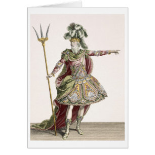 Costume pour Neptune dans plusieurs opéras, gravé