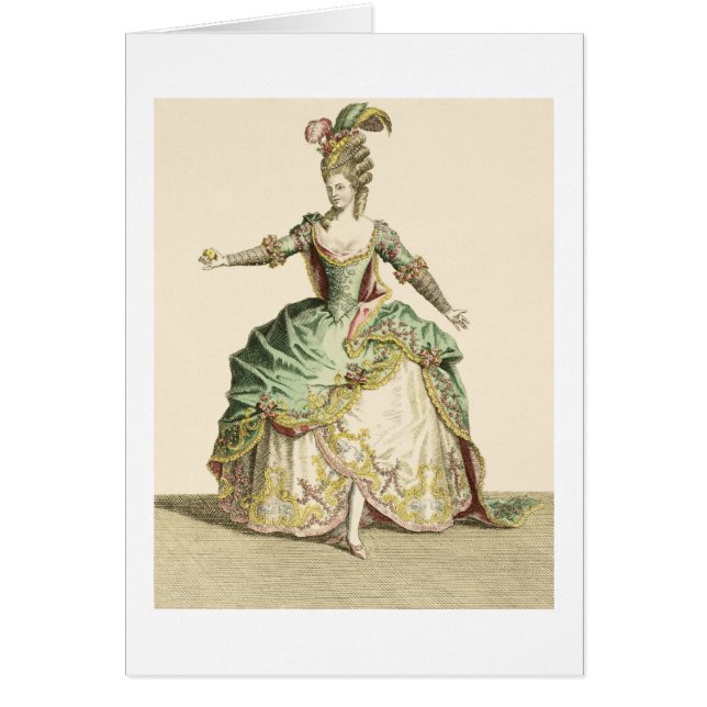 Costume pour Vénus dans plusieurs opéras, gravé (Devant)