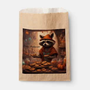 Costume Wearing Raccoon in Cottagecore Kitchen Favour Bag