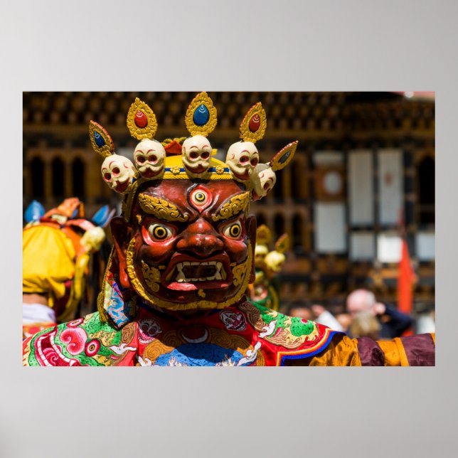Costumed Festival Dancer Poster (Front)