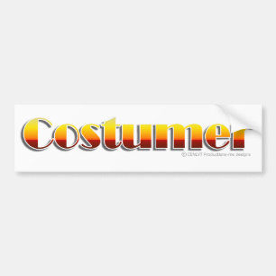 Costumer (Text Only) Bumper Sticker