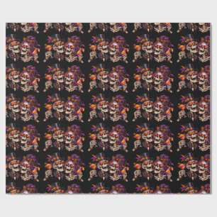 Costumes and Cocktails Adult Party Halloween Wrapping Paper
