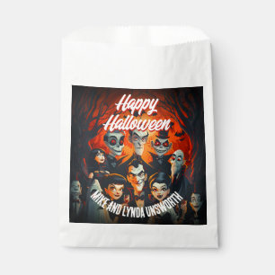 Costumes Cocktails 50s Vintage Halloween Favour Bag