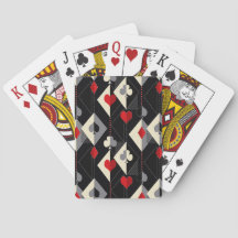 Costumes de jeu de cartes en poker.
