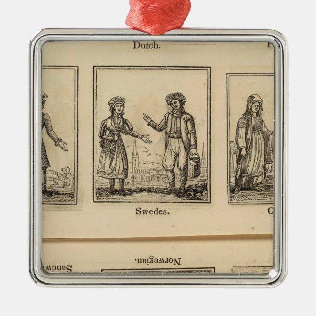 Costumes Metal Ornament (Front)