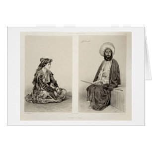 Costumes of Baku, Caspian Coast, plate 35 from a b