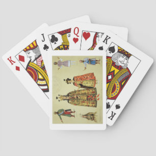 Costumes of the 17th and 18th centuries, plate 56 playing cards