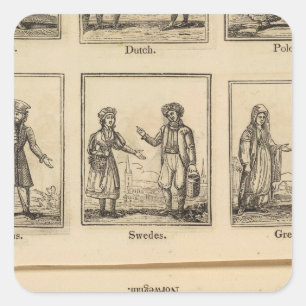 Costumes Square Sticker