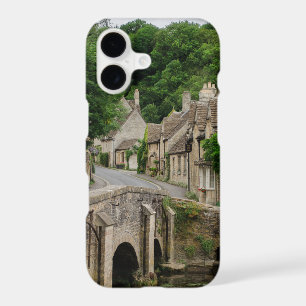 Costwolds town Castle Combe iPhone case