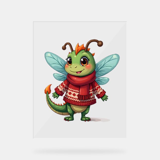 Cosy Christmas Dragonfly (Recto)