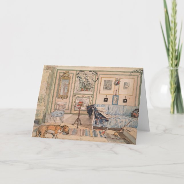 Cosy Corner (by Carl Larsson) Card (Front)