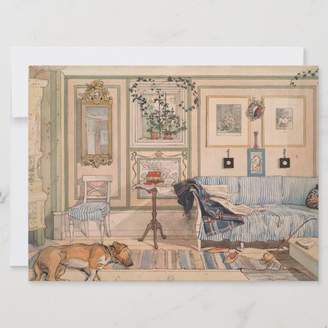 Cosy Corner (by Carl Larsson) Card (Front)