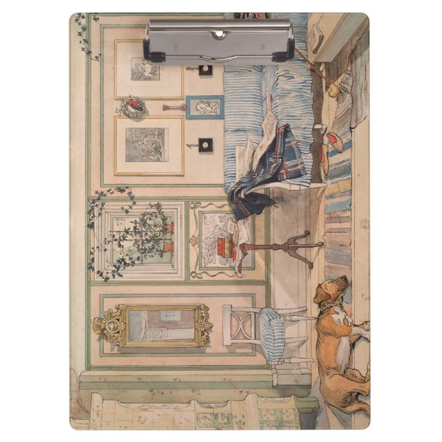 Cosy Corner (by Carl Larsson) Clipboard (Front)