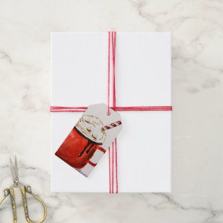 Cosy hot coca étiquette cadeau