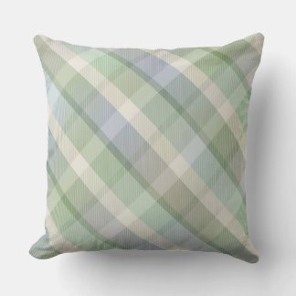 Cosy plateau de tartan coloré, oreiller vert à lan