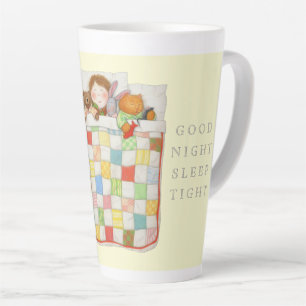 COSY QUILT Tall Cocoa Mug - Jaune