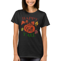 Cosy T-shirt à thème d'automne