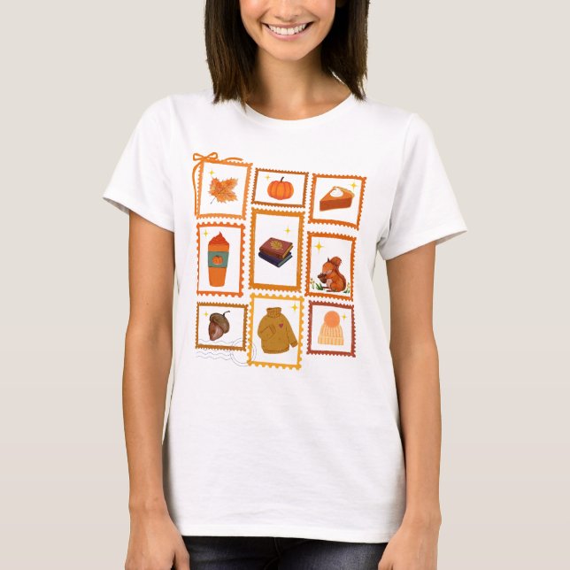 Cosy Timbre automne automne T-shirt (Devant)