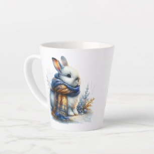 Cosy Winter Bunny Rabbit Latte Mug