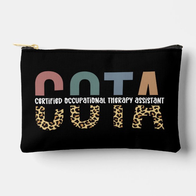 COTA Certified Occupational Therapy Assistant Accessory Pouch (Front)