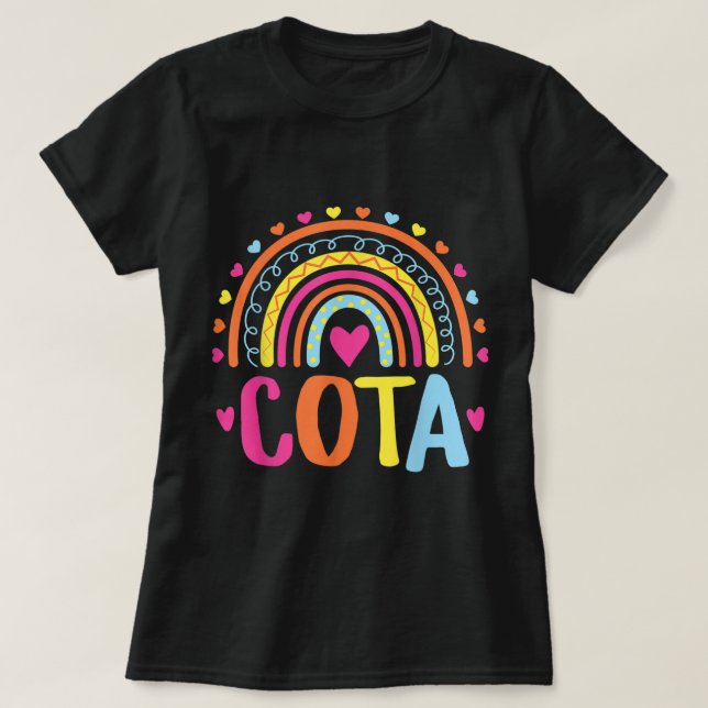 COTA Certified Occupational Therapy Assistant Appr T-Shirt (Design Front)