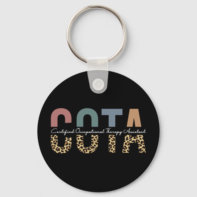 COTA Certified Occupational Therapy Assistant Keychain (Front)