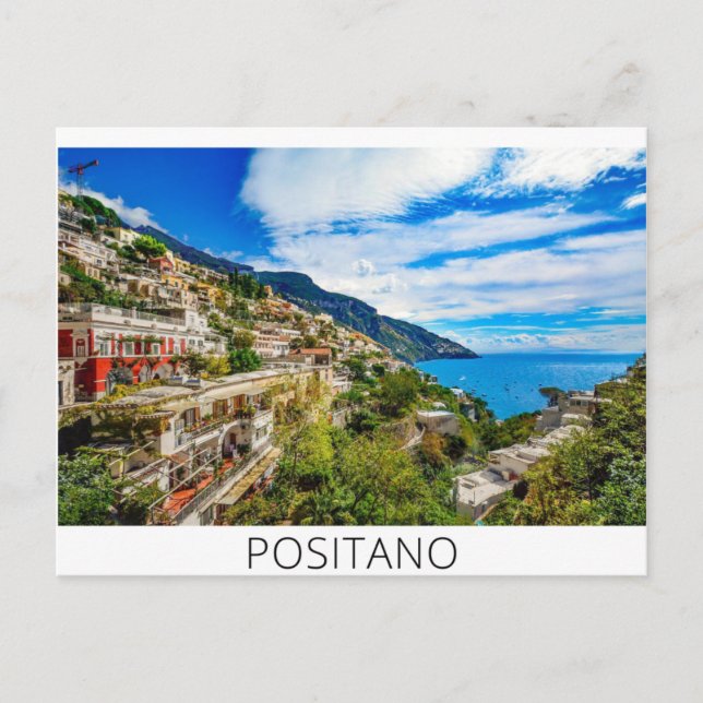 Côte Amalfi, Italie carte postale Amalfi, positano (Devant)