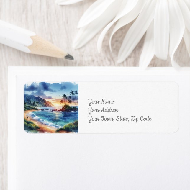 Côte côtière de l'île tropicale (En situation)