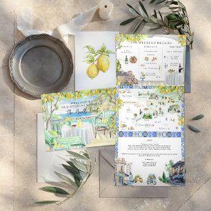 Côte d'Amalfi   Carte Itinéraire Méditerranéenne