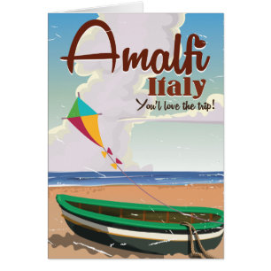 Côte d'Amalfi Italie Impression de poster de voyag