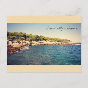 Cote d'Azur, Antibes, France Postcard