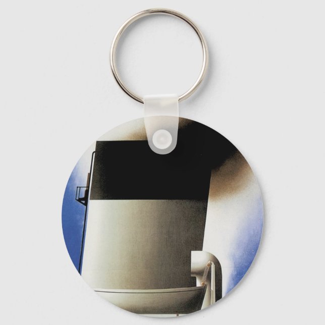 Cote D'Azur Channel Ferry Keychain (Front)