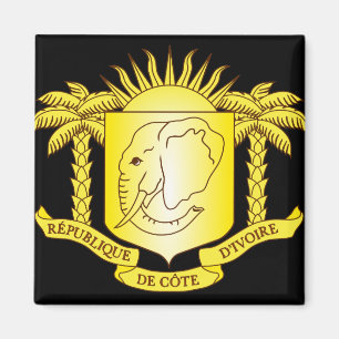côte d'ivoire emblem magnet