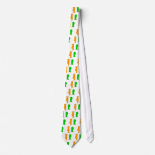 Cote Divoire Flag Map full size Tie