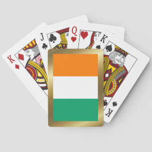 Cote d'Ivoire Flag Playing Cards