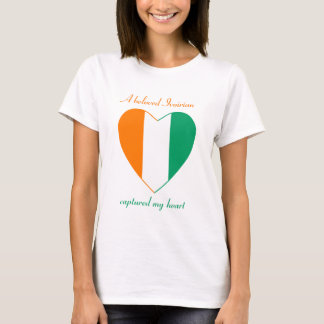 Cote d'Ivoire Flag Sweetheart T-Shirt