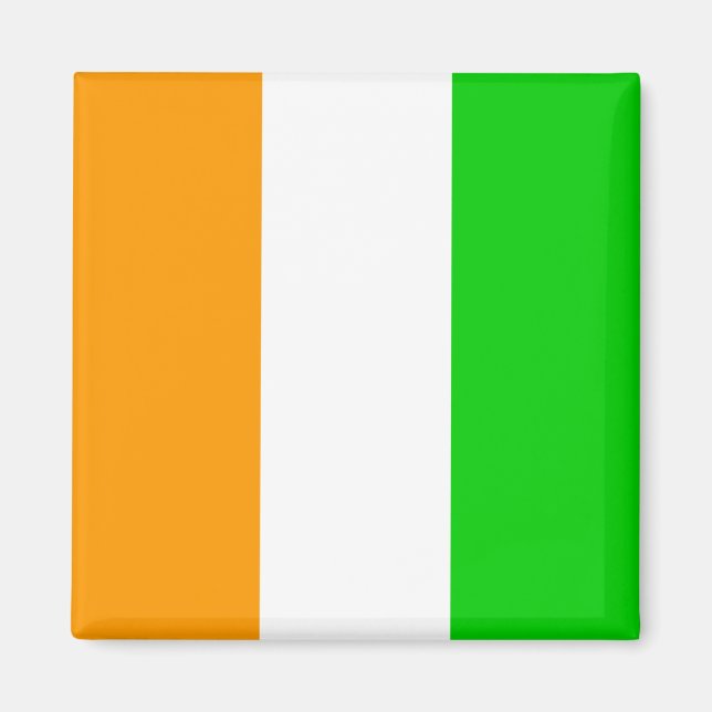 Cote Divoire High quality Flag Magnet (Front)