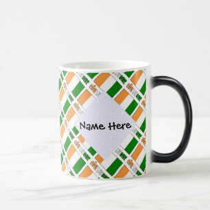 Côte d'Ivoire Ivory Coast Flag Tiled Personalized Magic Mug