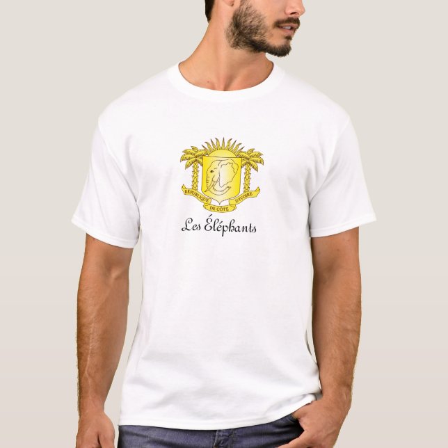 Côte d'Ivoire "Les Éléphants" T-Shirt (Front)