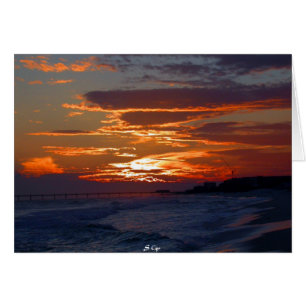 Côte du Golfe Floride coucher de soleil