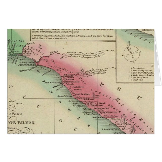Côte Ouest de l'Afrique, de Sierra Leone (Devant horizontal)