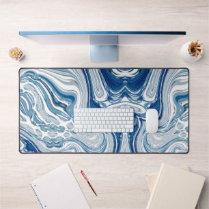côte plage nautique vagues aquarelle bleu tourbill